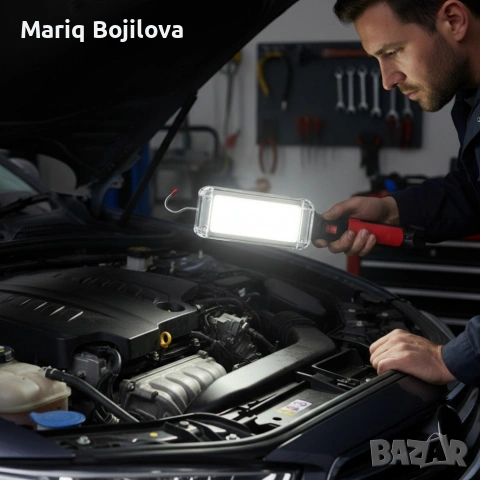 Мощна работна Led лампа ZJ-8859-B преносима с удължен заряд, снимка 2 - Други - 53370405