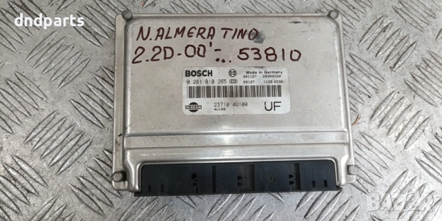 Компютър Nissan Almera Tino 2.2D 2000г. 0281010265 237104U100	