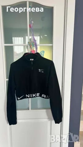 Дамска блуза Nike NSW AIR FLC TOP BLACK, снимка 6 - Суичъри - 55873722
