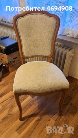 Маса комплект със шест стола, снимка 7 - Маси - 53492212