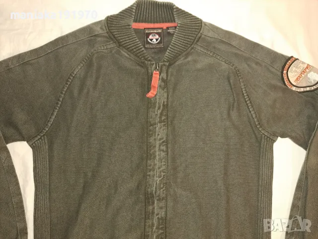 Napapijri Full Zip Hoodie (S) мъжка горница , снимка 2 - Якета - 47755173