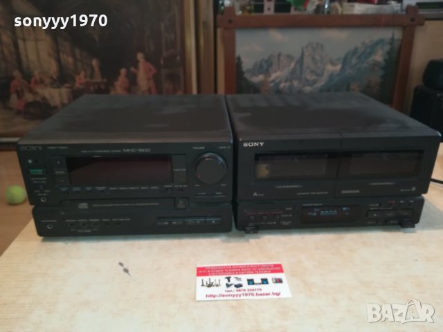 sony cd receiver+sony deck-made in japan 0103221838