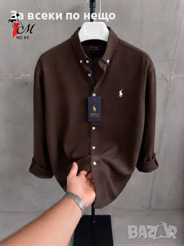 Polo Ralph Lauren Стилна Мъжна Риза С Дълъг Ръкав - Различни Цветове Код SK2055, снимка 6 - Ризи - 55808133