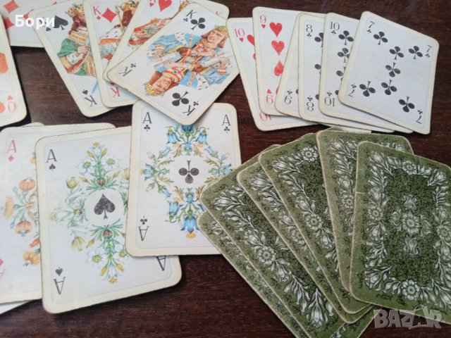 Rokoko / зелен гръб Карти за игра, снимка 2 - Карти за игра - 39666902