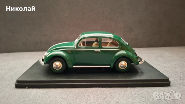 1960 Volkswagen Beetle/Escarabajo 1200 1:24 Hachette/Salvat Diecast Колекционерски модел количка, снимка 5 - Колекции - 46442674
