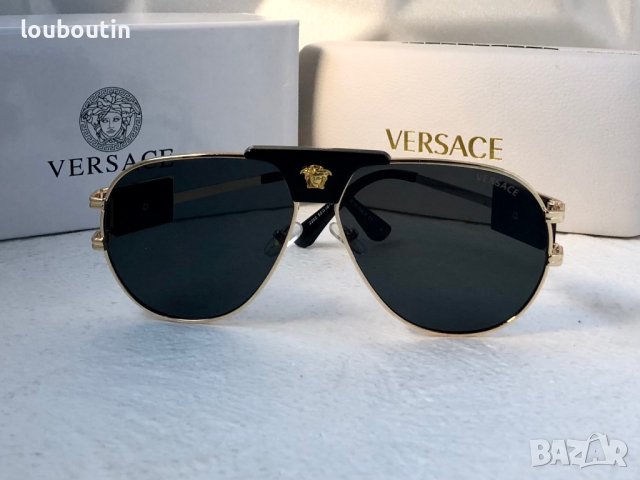 Versace VE2252 мъжки слънчеви очила авиатор унисекс дамски, снимка 6 - Слънчеви и диоптрични очила - 41770534