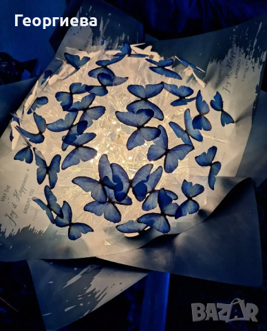 ЗАПОВЯДАЙТЕ‼️Светещи, ръчно изработени букети "DESS"🦋💐, снимка 8 - Подаръци за имен ден - 44067840