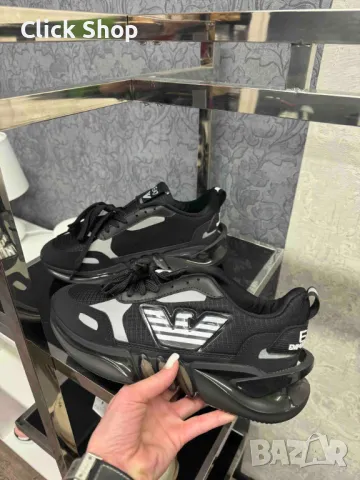 Мъжки маратонки Emporio Armani Реплика ААА+, снимка 3 - Маратонки - 47696452