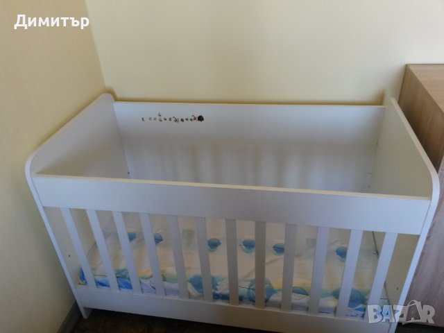 Кошара с матрак от дунапрен 120/60 на две нива, снимка 3 - Кошарки - 42527241