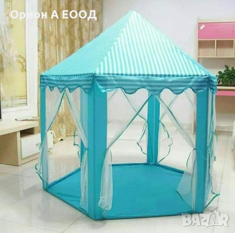 Забавна,Приказна детска палатка с перденца за принцове 👑 и принцеси👸 за щури игри, снимка 9 - Мебели за детската стая - 30699347