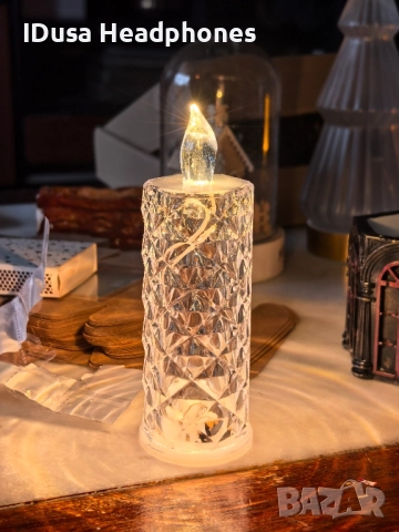 Лампа свещ, без пламък, на батерии