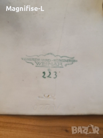 Каминен порцеланов часовник , снимка 4 - Антикварни и старинни предмети - 52438593