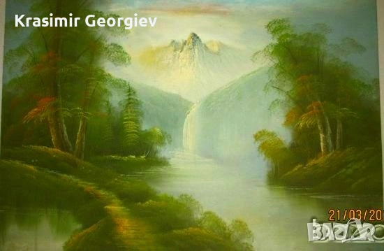 -20 % Картини репродукции на световно известни художници с маслени бои върху платно, снимка 10 - Картини - 47916144