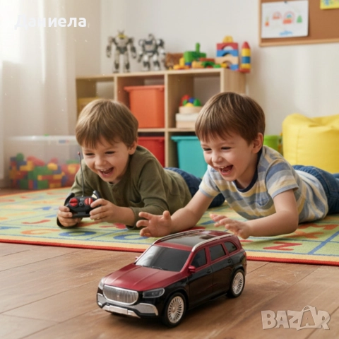 Радиоуправляема кола Mercedes-Benz Maybach GLS – луксозен коледен подарък за деца, снимка 4 - Коли, камиони, мотори, писти - 52818520