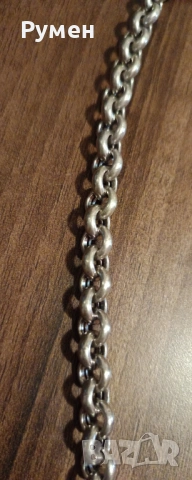 Сребърен синджир-38 гр!, снимка 5 - Колиета, медальони, синджири - 53500259