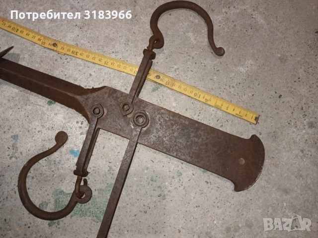 голям кантар работещ тегли до 100 килограма, снимка 3 - Други ценни предмети - 40170686