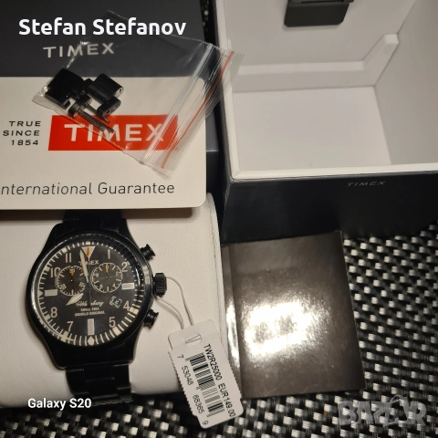 Часовник тимекс нов, снимка 5 - Мъжки - 52632784