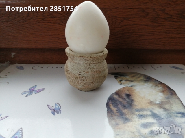 Колекционерско яйце от полускъпоцен камък, снимка 11 - Колекции - 36100011