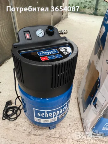 Компресор HC24V / Scheppach 25л, снимка 2 - Компресори - 48018379