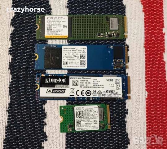 NVMe дискове 512GB Gen3 x4 и Gen4 x4 (Micron, WD, Kingston, Samsung)