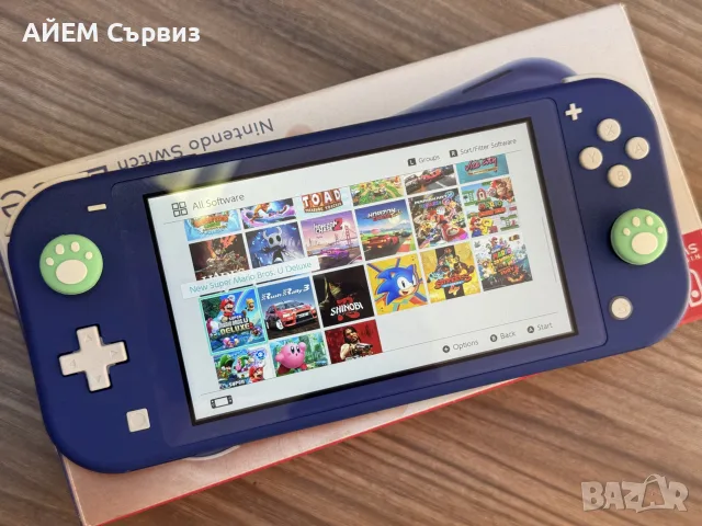 Nintendo Switch Lite с поставен чип и 256GB, снимка 6 - Nintendo конзоли - 55829747
