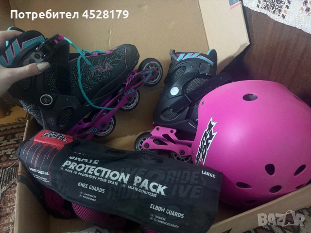 Ролери Fila с подарък аксесоари, снимка 2 - Ролери, кънки - 53782928