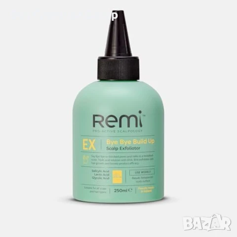 Нов Ексфолиращ продукт за скалп Remi с AHA BHA – без люспи 250ml веган