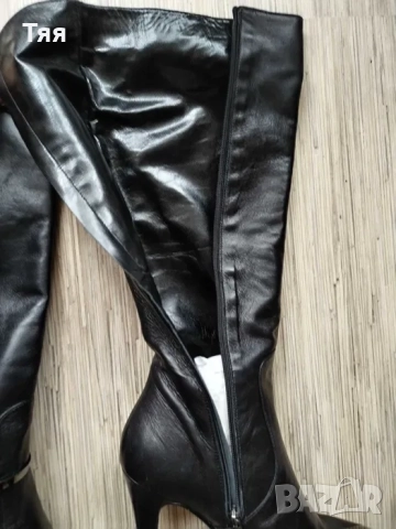 Дамски ботуши на ток GEOX, снимка 4 - Дамски ботуши - 52797775