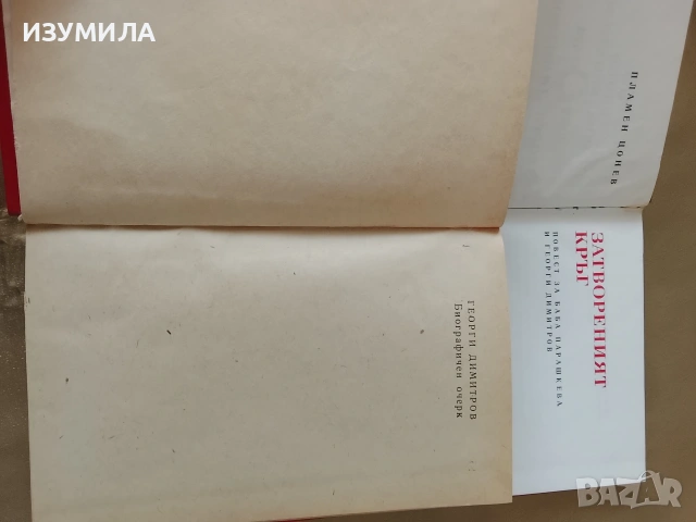 Затвореният кръг - Пламен Цонев/ Георги Димитров. Биографичен очерк - колектив, снимка 2 - Българска литература - 53339311