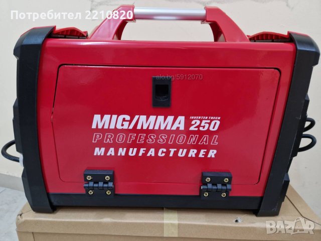 ПРОМОЦИЯ! Електрожен + Телоподаващо MIG -MMA -250Ампера  250А - MAX PROFESSIONAL, снимка 6 - Други машини и части - 30637997
