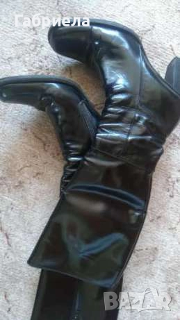 Ботуши естествена кожа, лак, снимка 3 - Дамски ботуши - 52594540