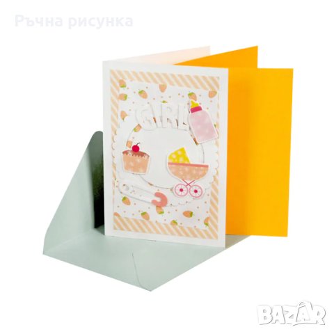 3D картичка "Baby GIRL / BOY", снимка 2 - Декорация за дома - 41896270