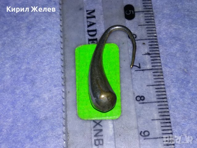 СТАРА КАПКОВИДНА МЕДНА ПОСРЕБРЕНА РЕТРО АРТ ОБЕЦА РЪЧНА ИЗРАБОТКА 71231, снимка 5 - Антикварни и старинни предмети - 40921821