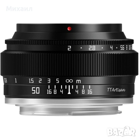 TTartisan 50mm F2 Canon EOS R, снимка 2 - Обективи и филтри - 53823932