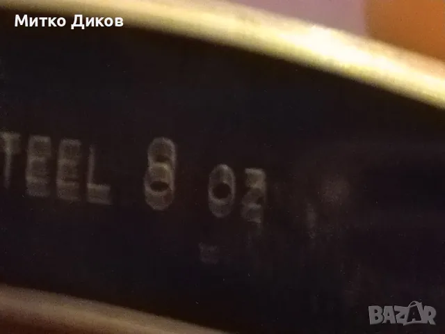 England Sheffield rose  pewter рядка английска флашка павур 8 юза ловен мотив отлична, снимка 18 - Екипировка - 49797961