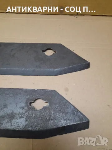 Комплект От Два Броя Стари Ковани Лемежи За Плуг., снимка 3 - Антикварни и старинни предмети - 47869072