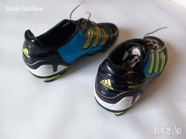 Оригинални бутонки adidas adipower Predator TRX FG – Размер 36 ⅔ (стелка 23 см), снимка 4 - Детски маратонки - 56007157