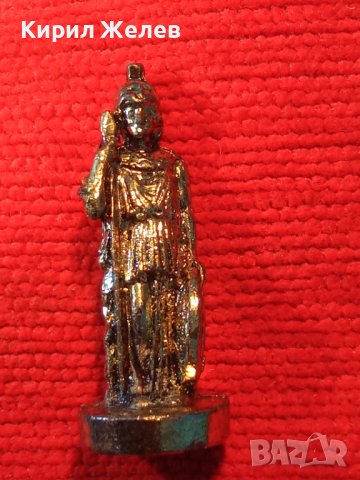 СТАРА МЕТАЛНА ФИГУРКА НИКЕЛИРАН БРОНЗ СТАТУЕТКА за КОЛЕКЦИЯ 24387, снимка 9 - Колекции - 34481502