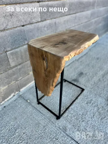 Ръчно изработена маса ✔️Маса за кафе ✔️Нощно шкафче ✔️Индустриални мебели, снимка 4 - Маси - 47948757