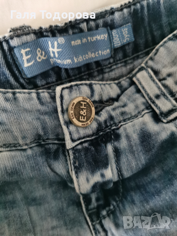 Дънки 5г къси , снимка 2 - Детски панталони и дънки - 36344802