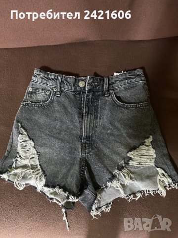ZARA размер S дънкови къси панталони, снимка 1 - Къси панталони и бермуди - 41363039