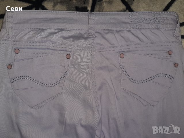 Панталони лавандула и бежов, снимка 4 - Панталони - 34124486