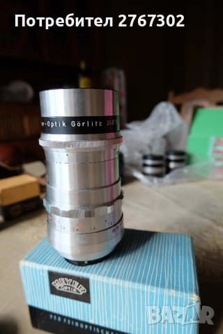 Meyer Optik Gorlitz Trioplan 100mm f2.8 lens. Exacta mount., снимка 5 - Обективи и филтри - 53444151