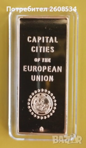 КЮЛЧЕ ОТ СЕРИЯТА: „СТОЛИЦИТЕ НА  ДЪРЖАВИТЕ ОТ ЕС“ /виж описанието/, снимка 2 - Нумизматика и бонистика - 52947138