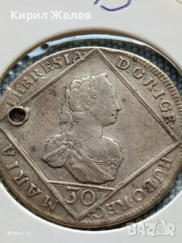 Сребърна монета 1764г. Мария Терезия рядка за КОЛЕКЦИОНЕРИ 13713, снимка 5 - Нумизматика и бонистика - 50019685