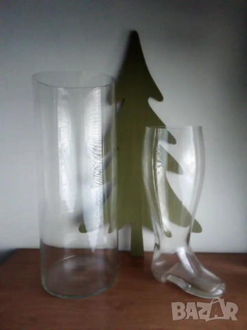 Вази, ретро стъкло , снимка 4 - Вази - 49894856