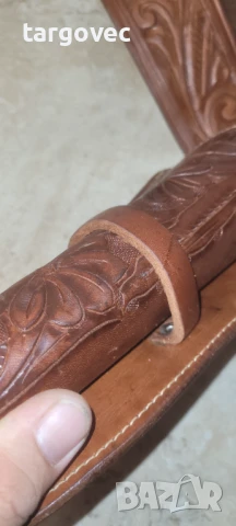 Мексикански каубойски кобур ръчна изработка, снимка 5 - Антикварни и старинни предмети - 51422031