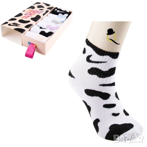 чорапи в кутия nike calvin klein gucci under amor hugo boss , снимка 16 - Дамски чорапи - 50596177