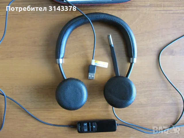 Bluetoth и кабелни Plantronics Blackwire слушалки с микрофон, снимка 2 - Bluetooth слушалки - 49914319