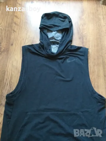 Nike DRI-FIT TOUCH FLEECE SL - страхотен мъжки потник Л, снимка 4 - Тениски - 48324460